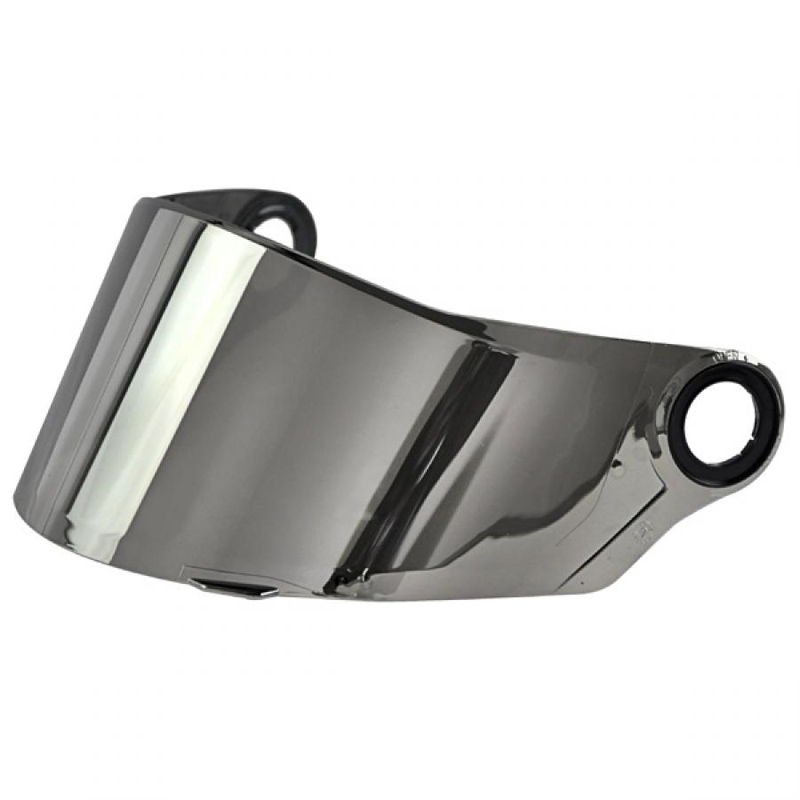 Zilverkleurig iridium vizier voor LS2 FF322/ FF358/ FF385/ FF392/ FF396 helmen