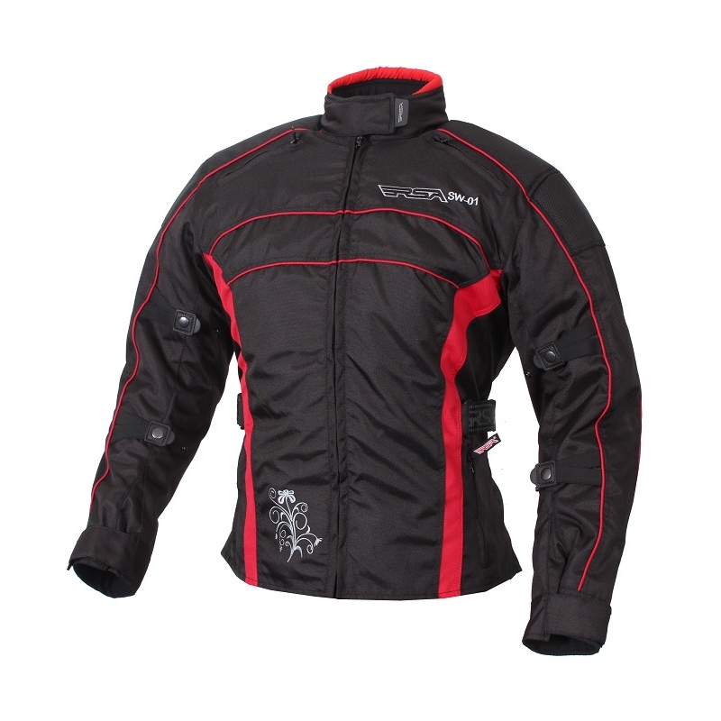 Dames motorpak RSA SW-01 rood - 2 stuks uitverkoop