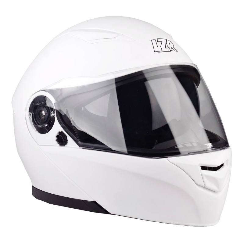 Vyklápěcí přilba na motorku Lazer MH2 Z-Line bílá lesklá - II. jakost