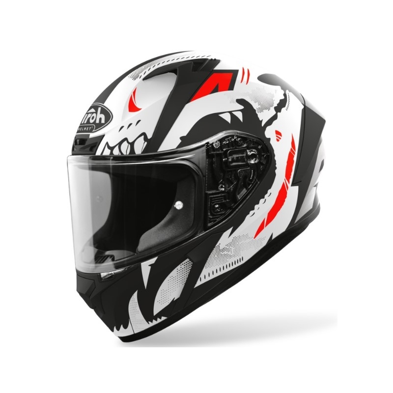 Integrální přilba Airoh Valor Nexy bílo-černo-fluo oranžová výprodej