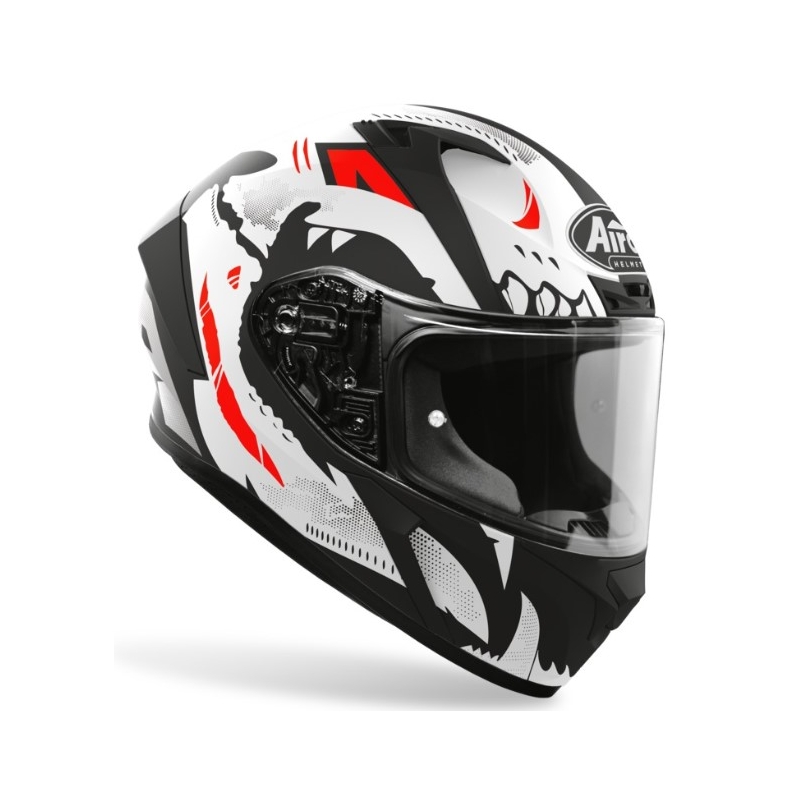 Integrální přilba Airoh Valor Nexy bílo-černo-fluo oranžová výprodej