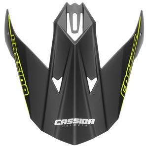 Helm voor Cassida Libor Podmol zwart-grijs-fluogeel