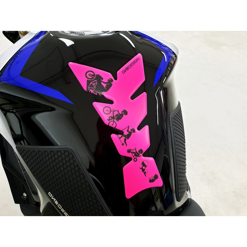 Brandstoftanksticker print - Maan fluoroze