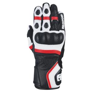 Motorhandschoenen Oxford RP-5 2.0 wit-zwart-rood
