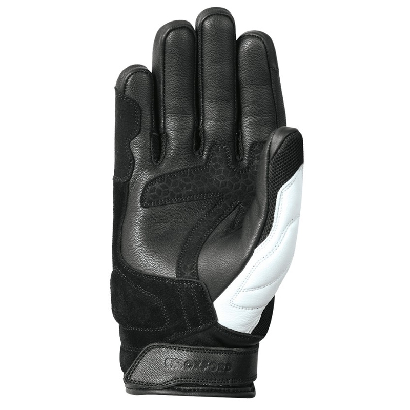 Motorhandschoenen Oxford RP-6S zwart-wit-fluogeel