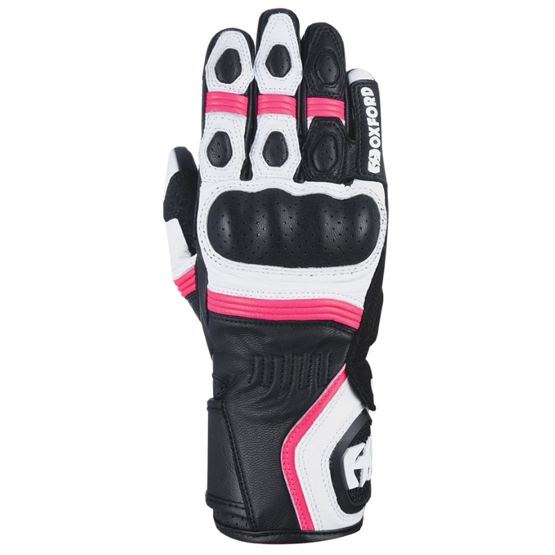 Oxford RP-5 2.0 dameshandschoenen motorfiets wit-zwart-roze