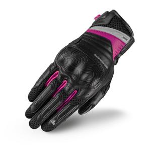 Shima Rush dames motorhandschoenen zwart-fuchsia