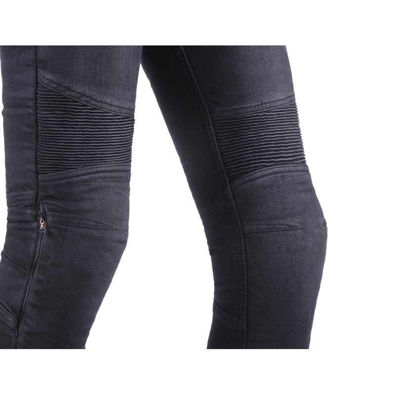 Damesmodel Street Racer Spike II Slim fit CE jeans zwart