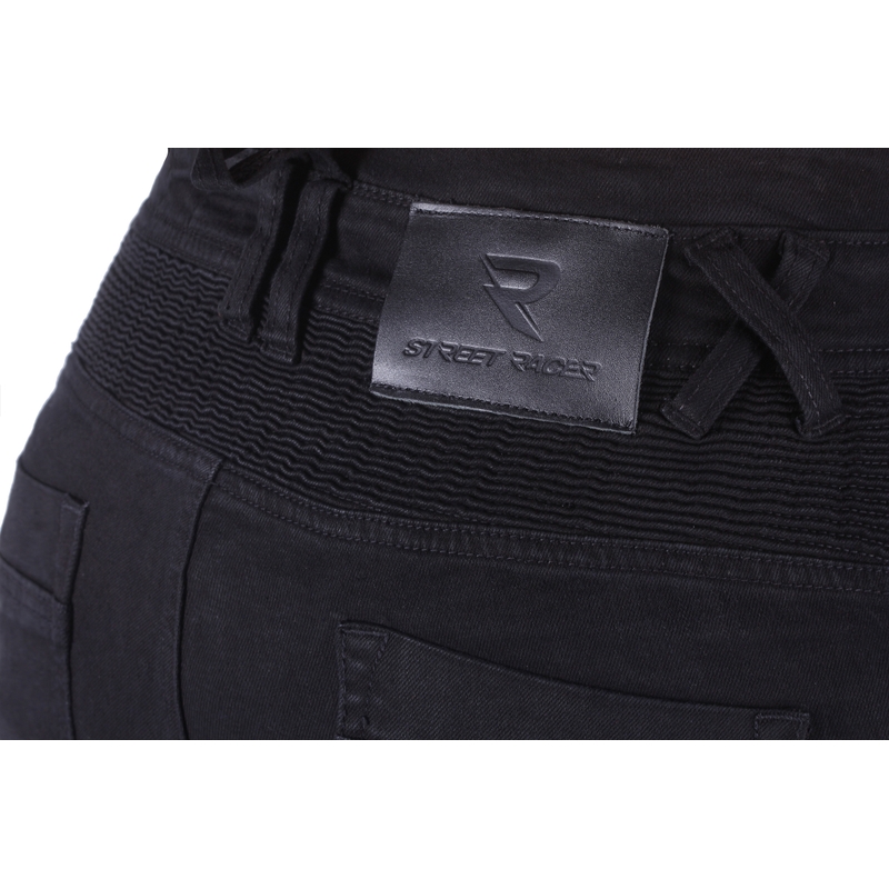 Damesjeans Street Racer Stretch II Slim fit CE zwart