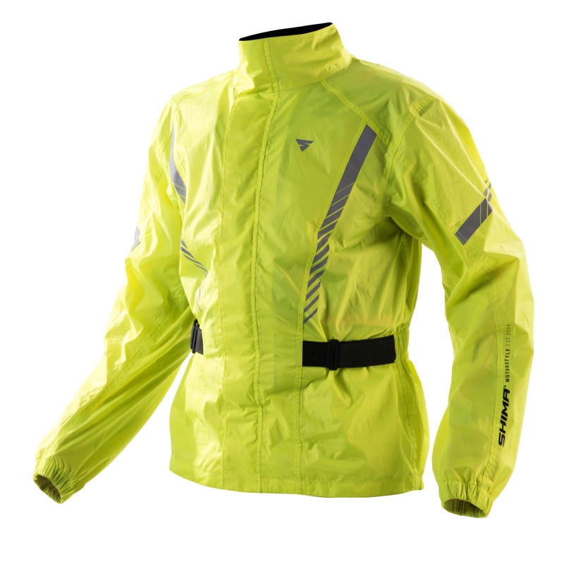 Shima HydroDry fluo gele motorfiets regenjas