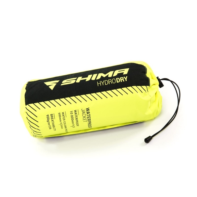 Shima HydroDry fluo gele motorfiets regenjas