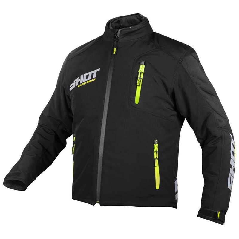 Shot Climatic jack zwart-fluo geel uitverkoop