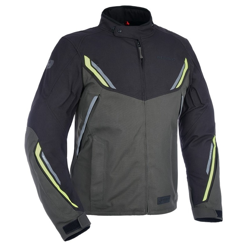 Oxford Advanced Hinterland zwart-grijs-fluo gele motorjas