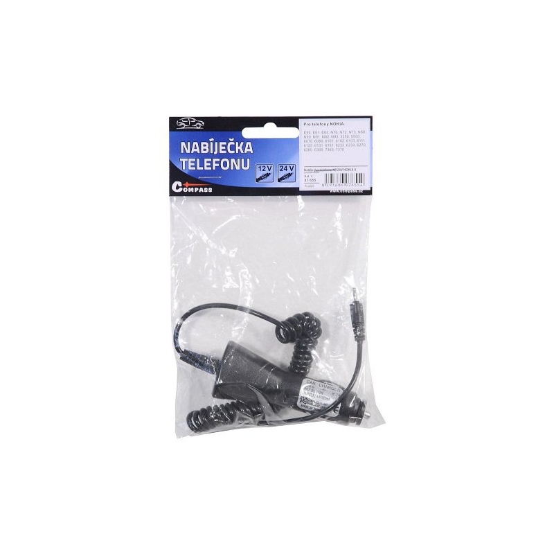 Telefoonoplader 12/24V NOKIA II.