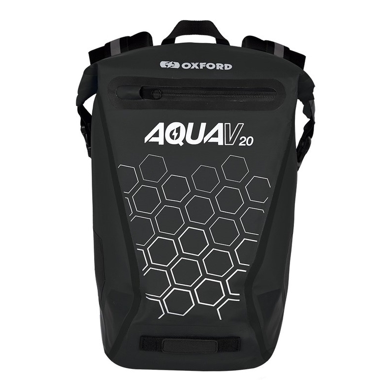 Waterdichte rugzak Oxford AQUA V20 zwart 20 l