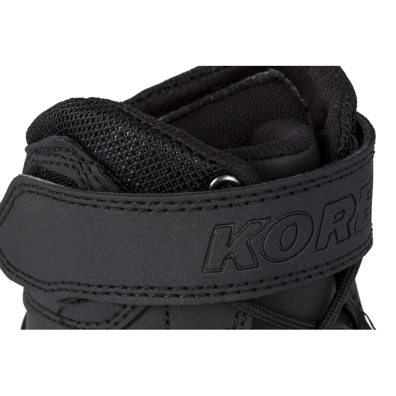 Dames Kore Velcro 2.0 zwart-witte motorlaarzen