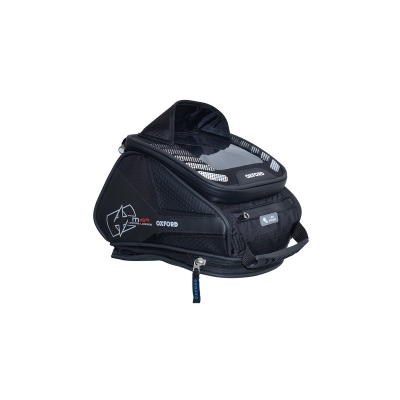 Tanktas en zadeltas Oxford M4R Tank 'n' Tailer zwart