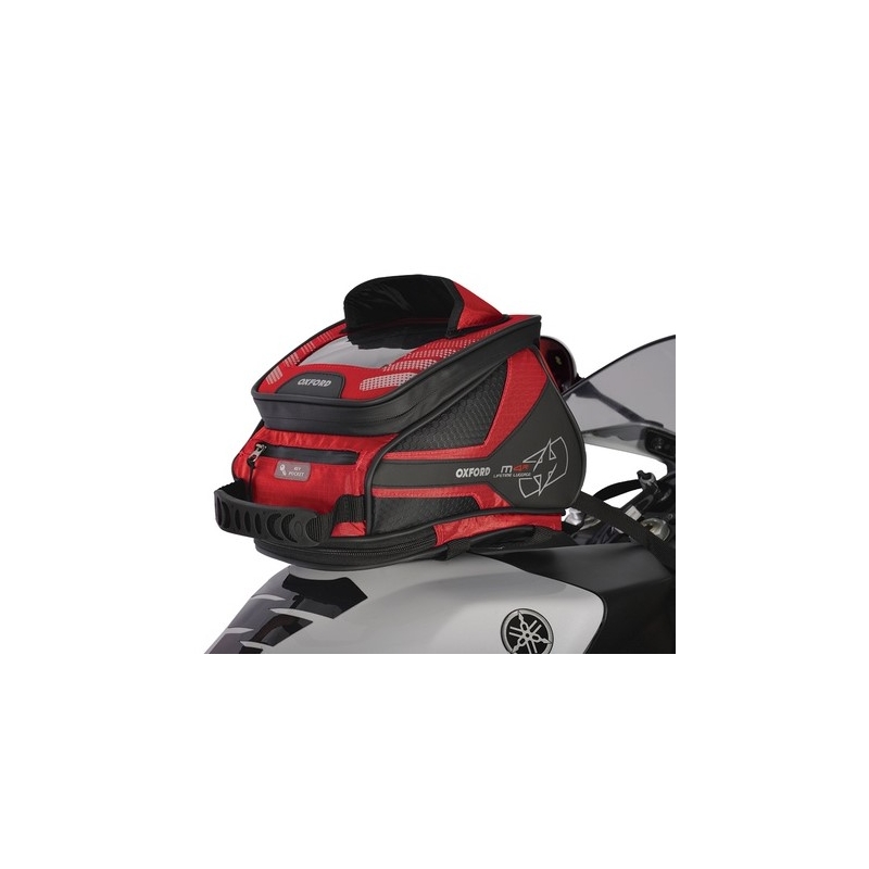 Tanktas en zadeltas Oxford M4R Tank 'n' Tailer zwart en rood