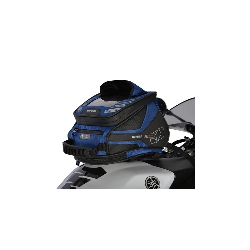 Tanktas en zadeltas Oxford M4R Tank 'n' Tailer zwart en blauw