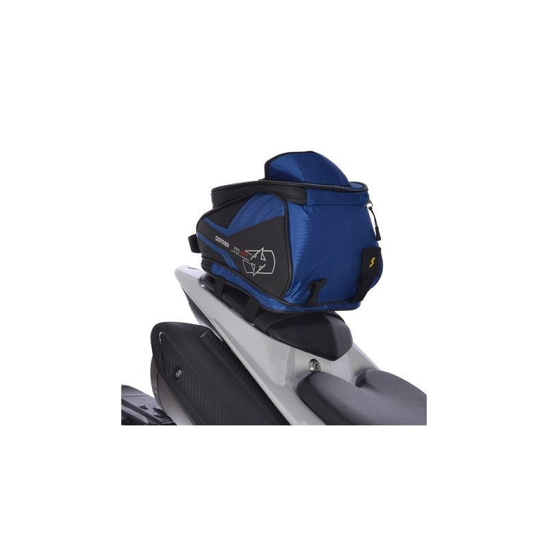 Tanktas en zadeltas Oxford M4R Tank 'n' Tailer zwart en blauw