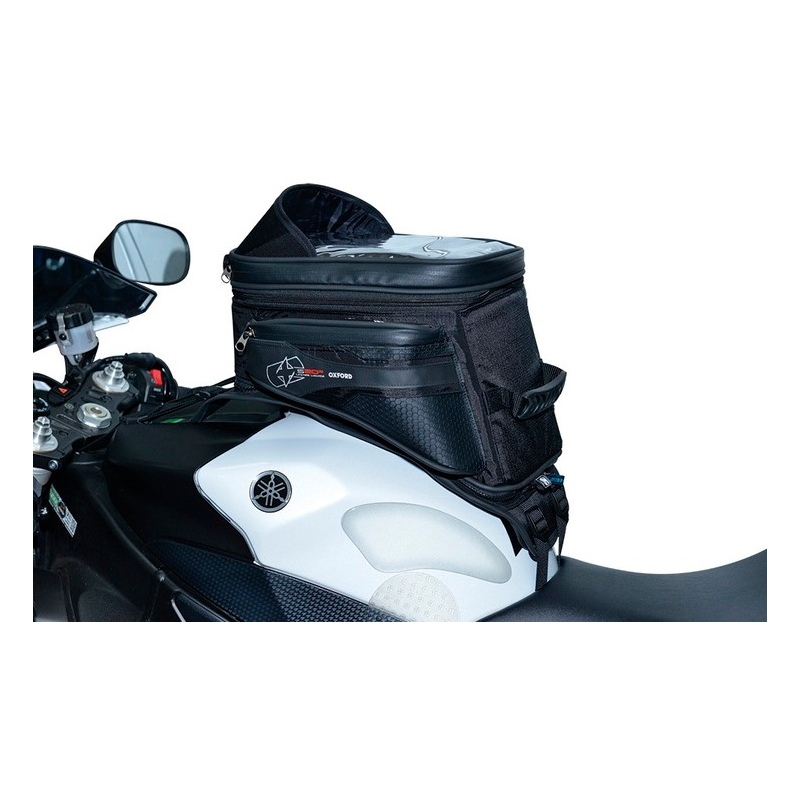 Tanktas voor motorfiets Oxford S20R Adventure zwart uitverkoop