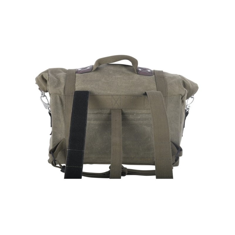 Oxford Heritage kaki groen 40l motorfiets zijkoffers