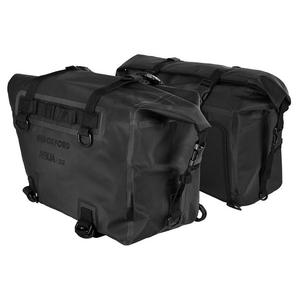 Oxford AQUA P32 zwart 16 l zijkoffers voor motorfietsen