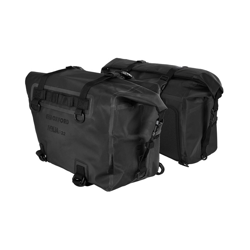 Oxford AQUA P32 zwart 16 l zijkoffers voor motorfietsen