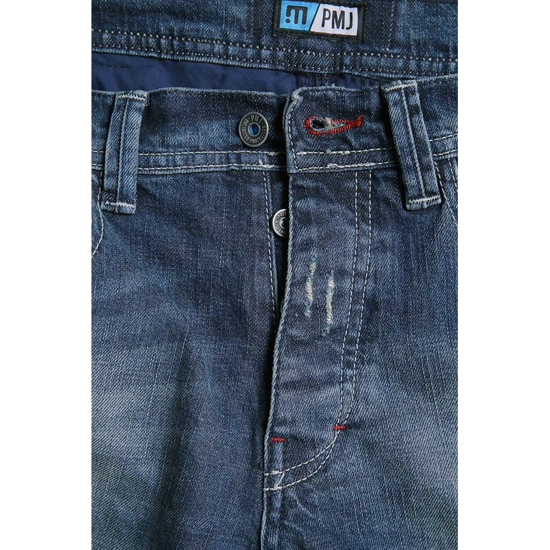 Motorjeans PMJ Vegas blauw uitverkoop