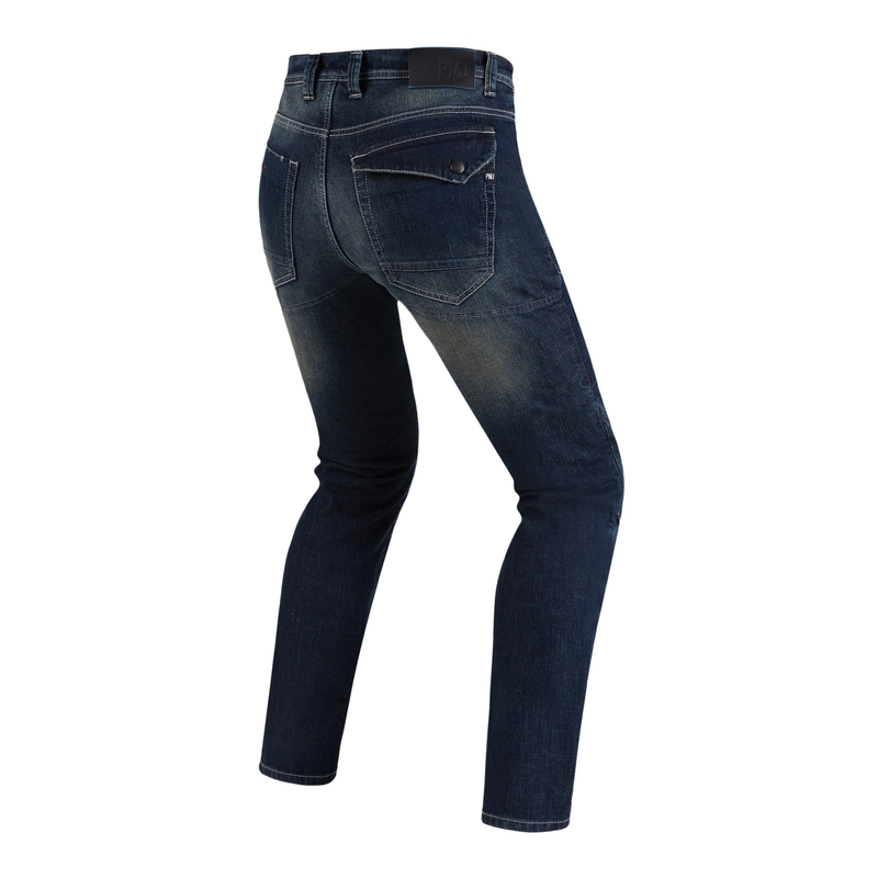 Motorjeans PMJ Vegas donkerblauw uitverkoop