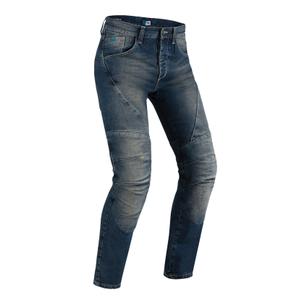 PMJ Dallas blauwe motorjeans