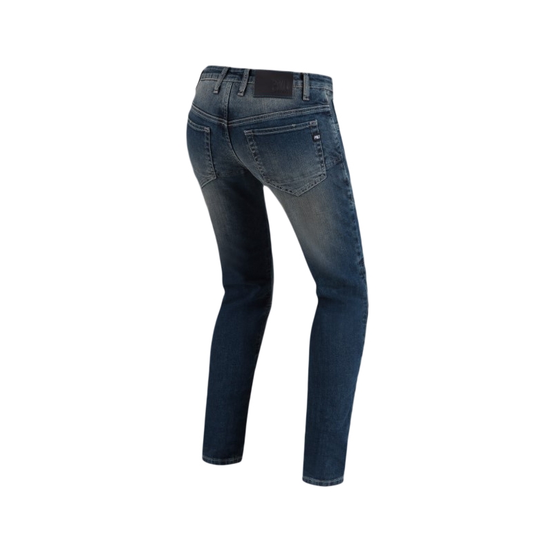 Dames motorjeans PMJ Florida blauw uitverkoop