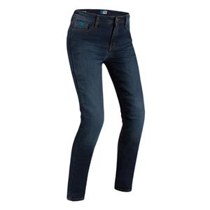 Dames PMJ Caferacer Legend Donkerblauw Motorcycle Jeans uitverkoop