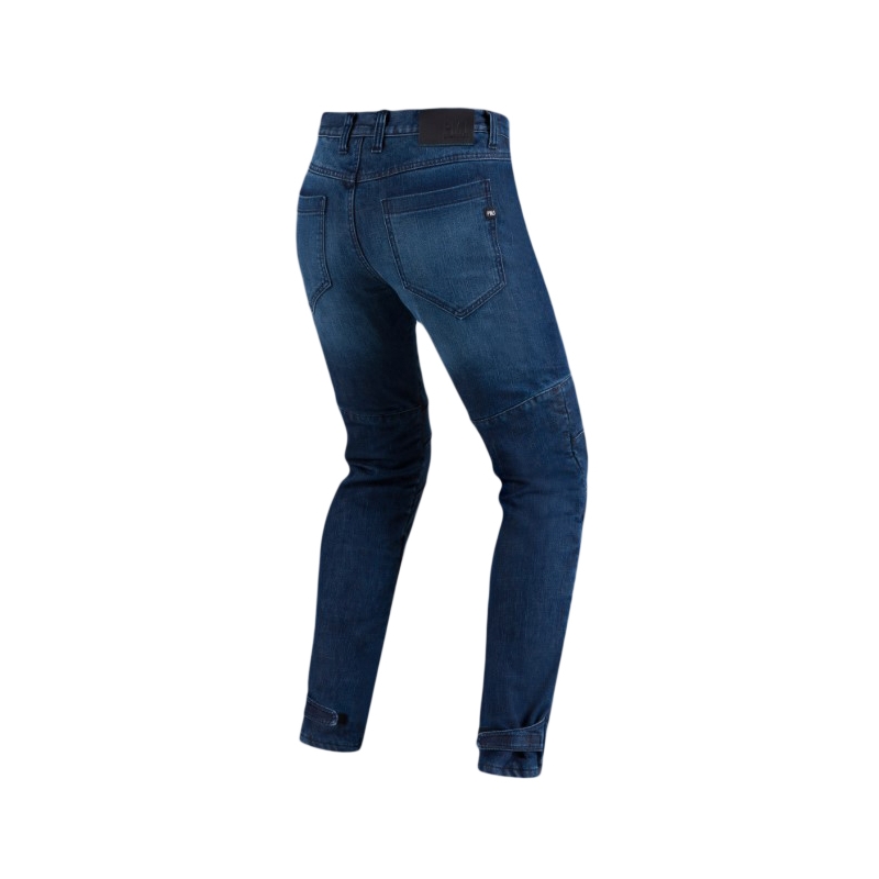 PMJ Titanium blauwe motorjeans uitverkoop