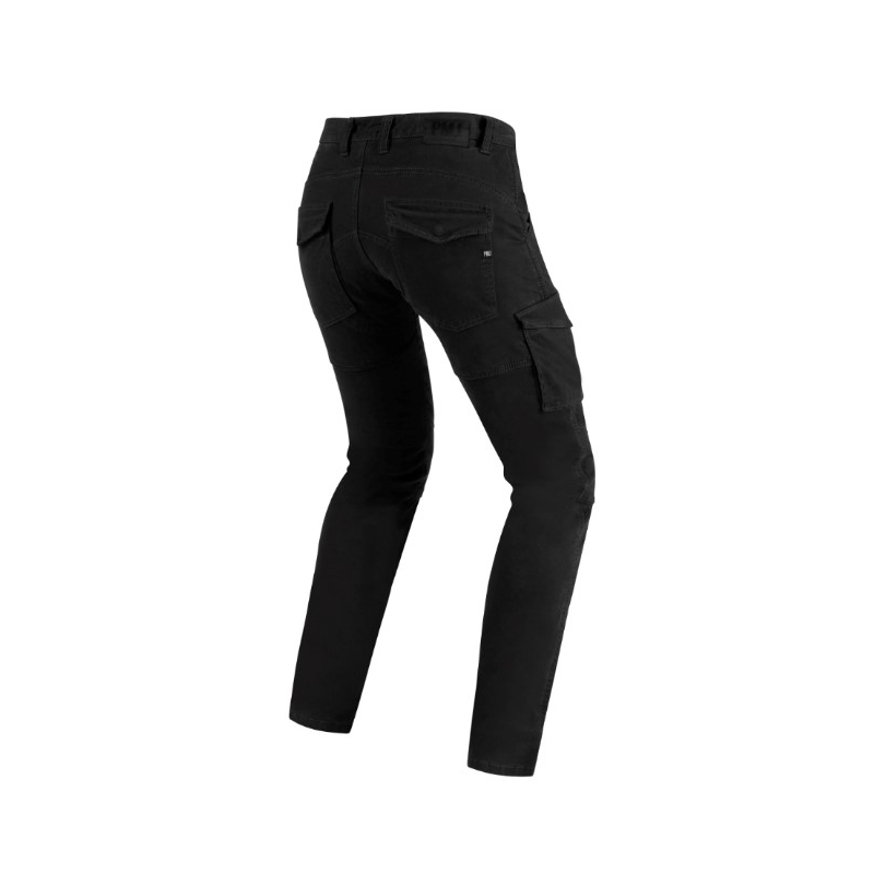 PMJ Santiago motorjeans zwart uitverkoop