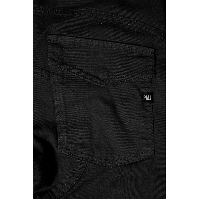 PMJ Santiago motorjeans zwart uitverkoop