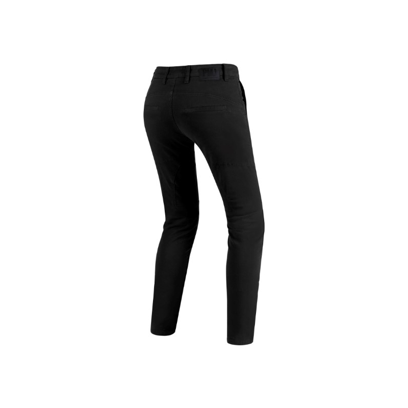 Dames motorjeans PMJ Santiago zwart uitverkoop