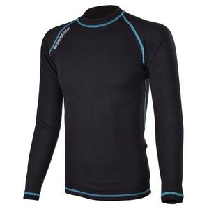 RSA Heat thermoshirt zwart - blauw lange mouw