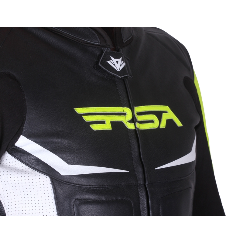 Herenpumpsuit RSA Blade zwart-wit-fluogeel uitverkoop
