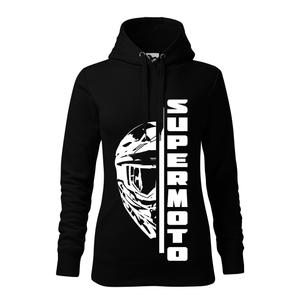 Damessweater SUPERMOTO zwart uitverkoop