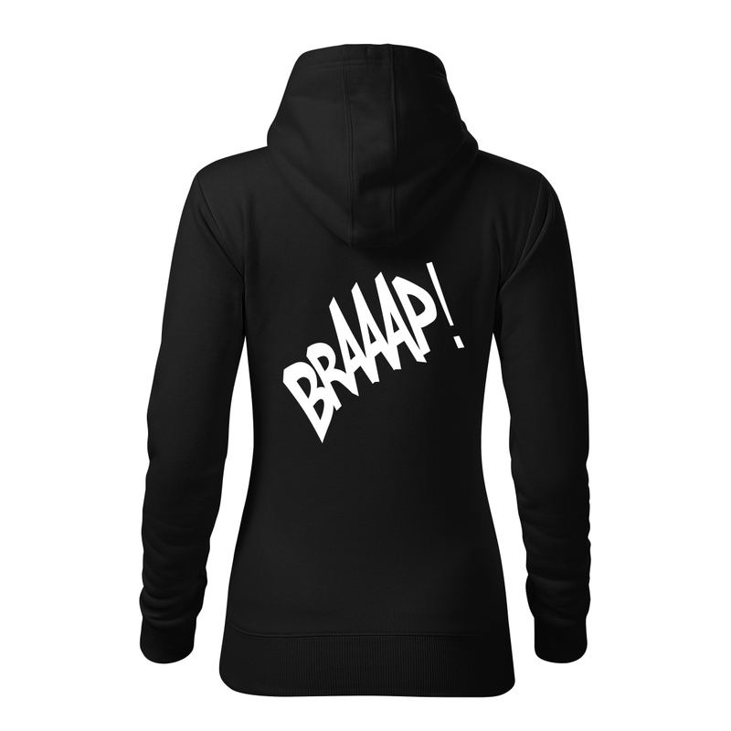 Damessweater SUPERMOTO zwart uitverkoop