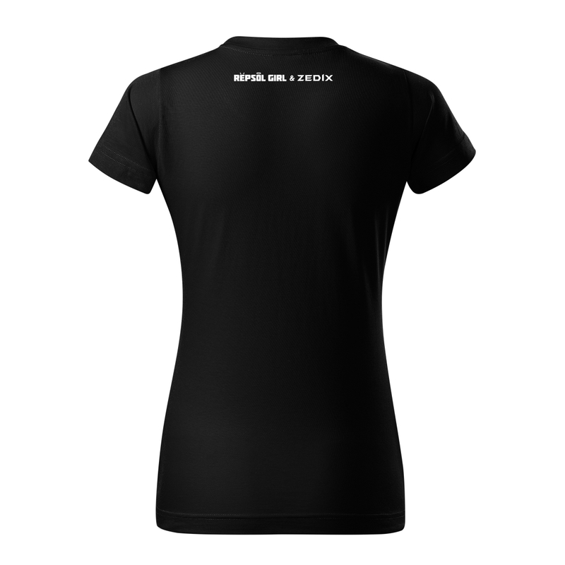 Dames-T-shirt SUPERMOTO zwart