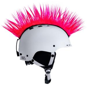 Mohawk helm pet roze