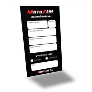 MotoZem servicelabel
