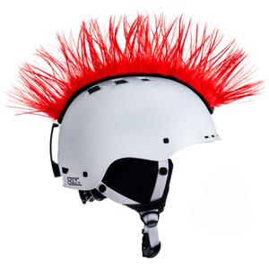 Mohawk helm helm pet rood