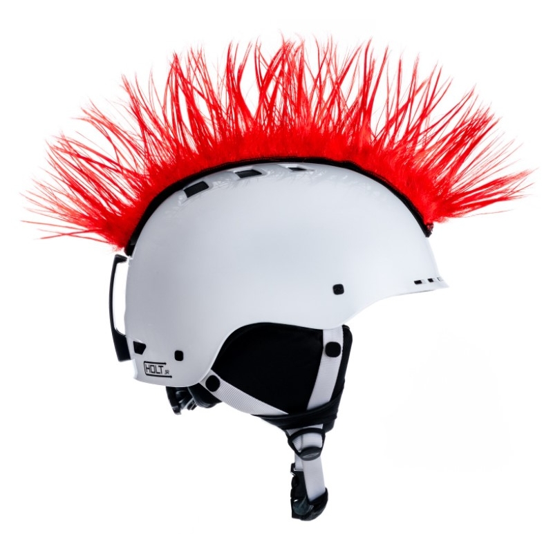Mohawk helm helm pet rood