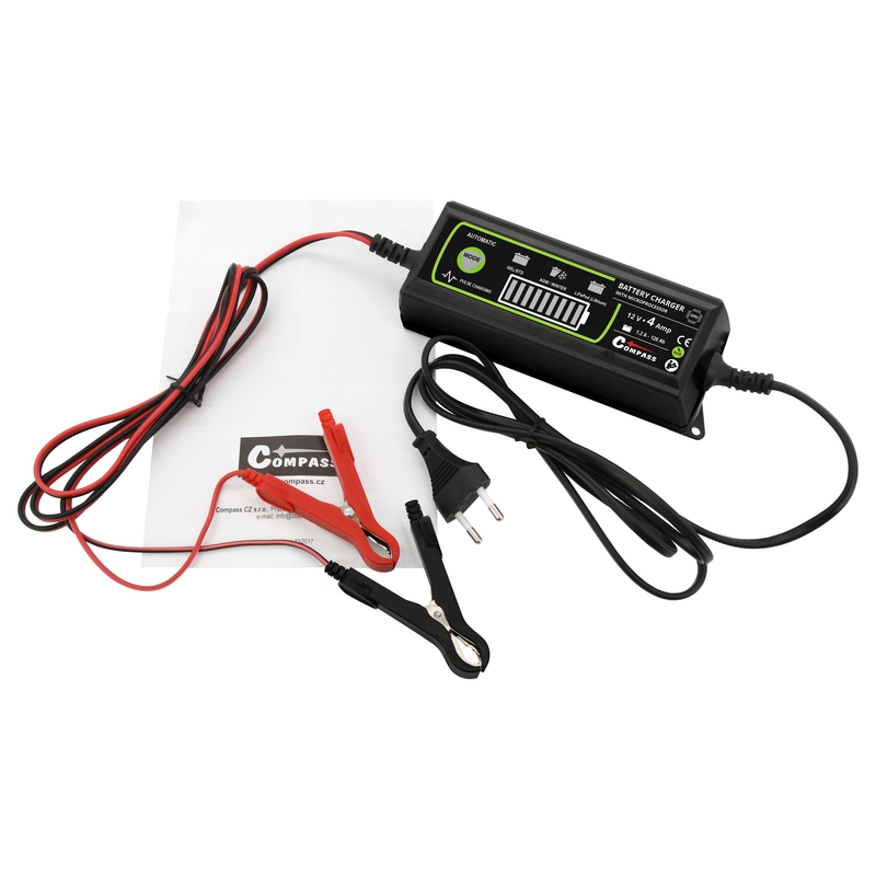 Nabíječka baterií 12V 4Amp PB/GEL/AGM/LiFePO4
