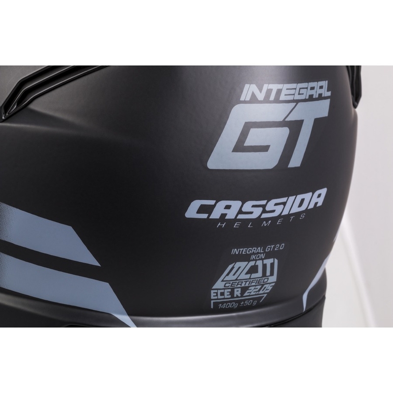 Integrální přilba Cassida Integral GT 2.0 Ikon černo-šedá výprodej