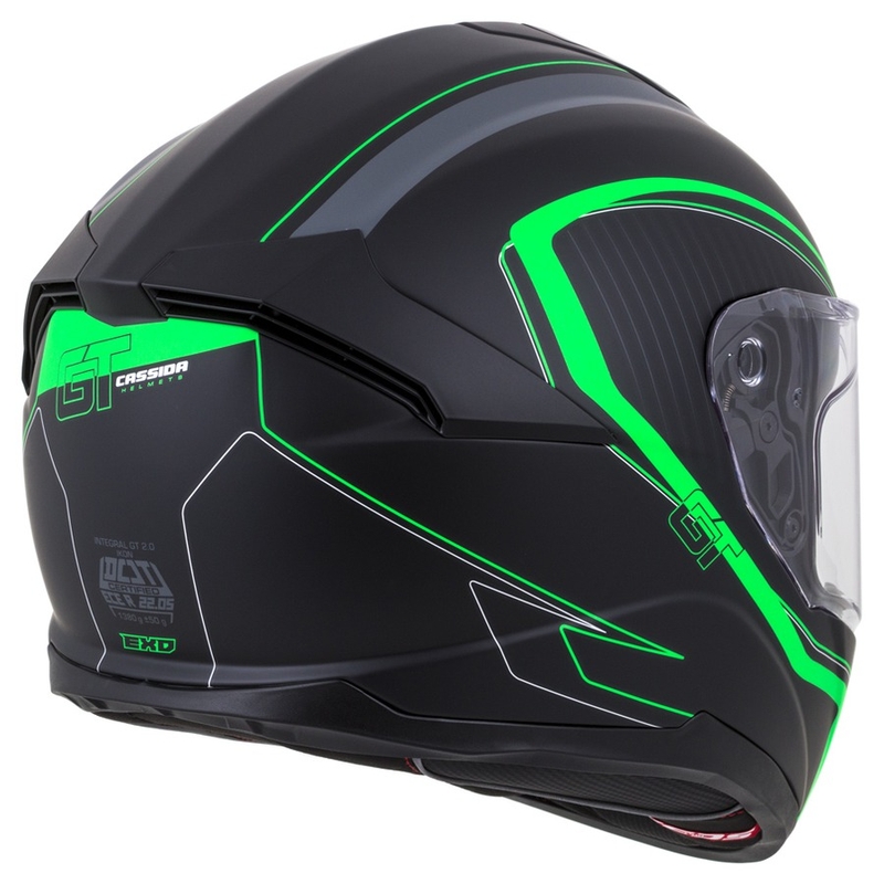 Integraalhelm Cassida Integral GT 2.0 Reptyl zwart-grijs-groen
