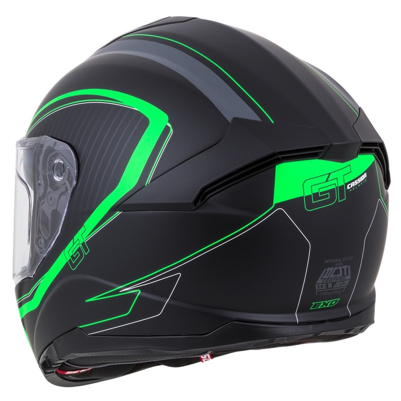 Integraalhelm Cassida Integral GT 2.0 Reptyl zwart-grijs-groen